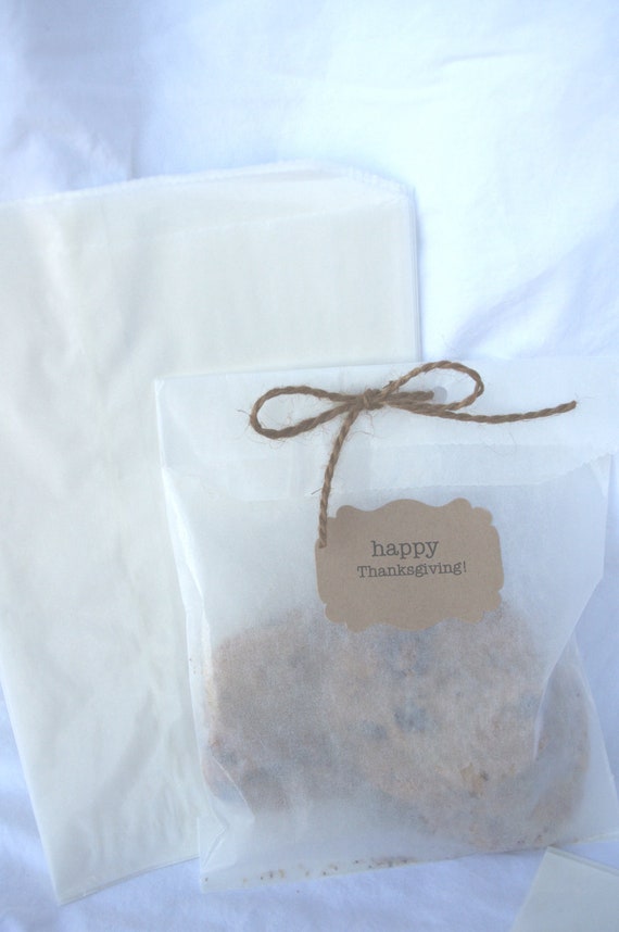 GLaSSiNe BaGs-large 5.5 x 8 inches-wax lined-translucent-bakery bags ...