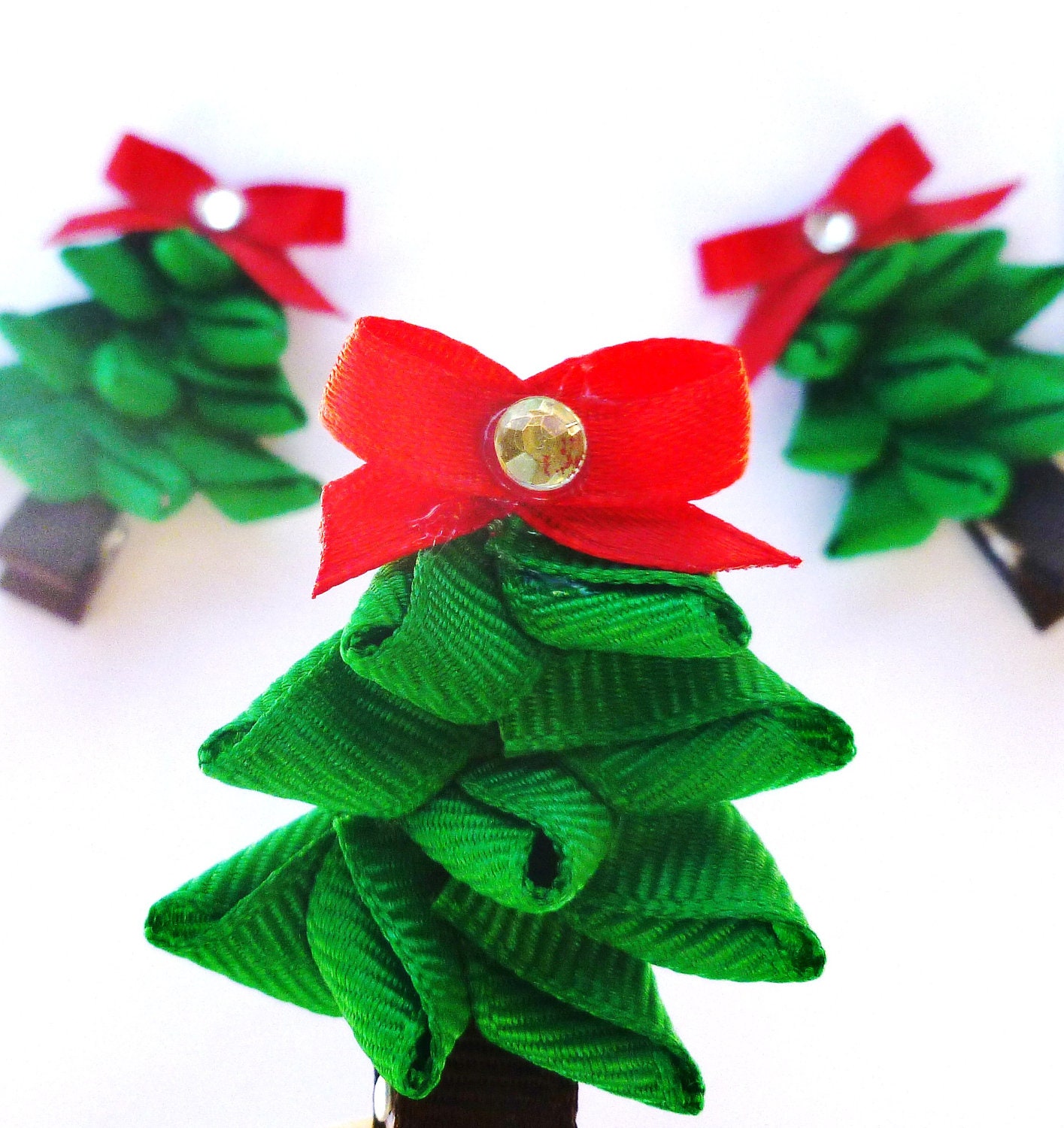 christmas tree ribbon sculpture hair bows by bowsforshow christmas tree ribbon sculpture hair bows by bowsforshow