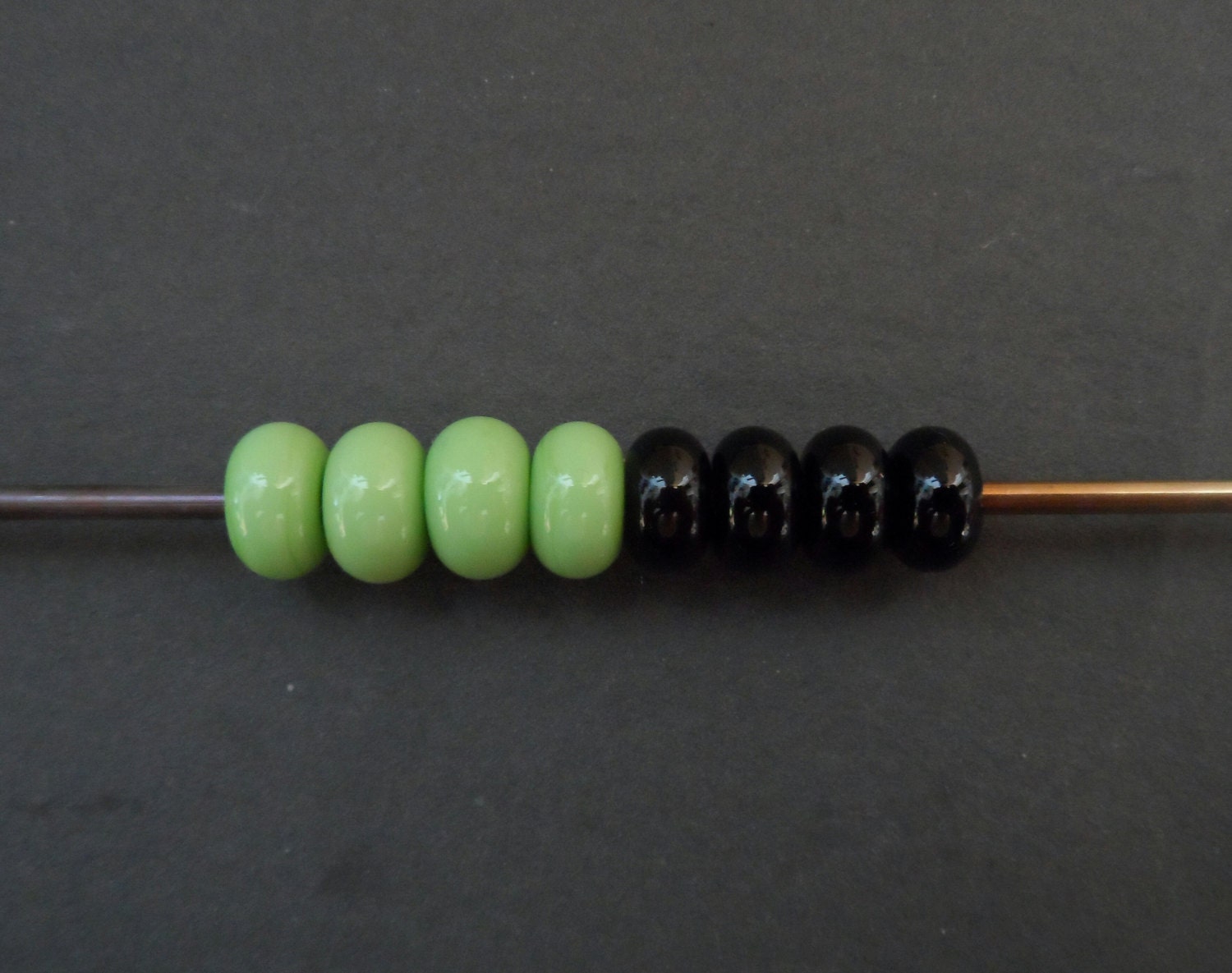 Handmade Lampwork spacer bead set SRA CPteam FHFTeam