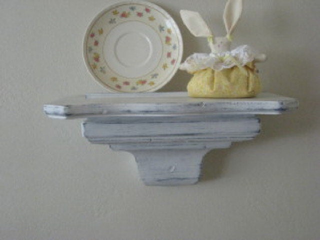 Repurposed Vintage Solid Wood Architectural Piece made into a Shelf Woodworking Home Decor