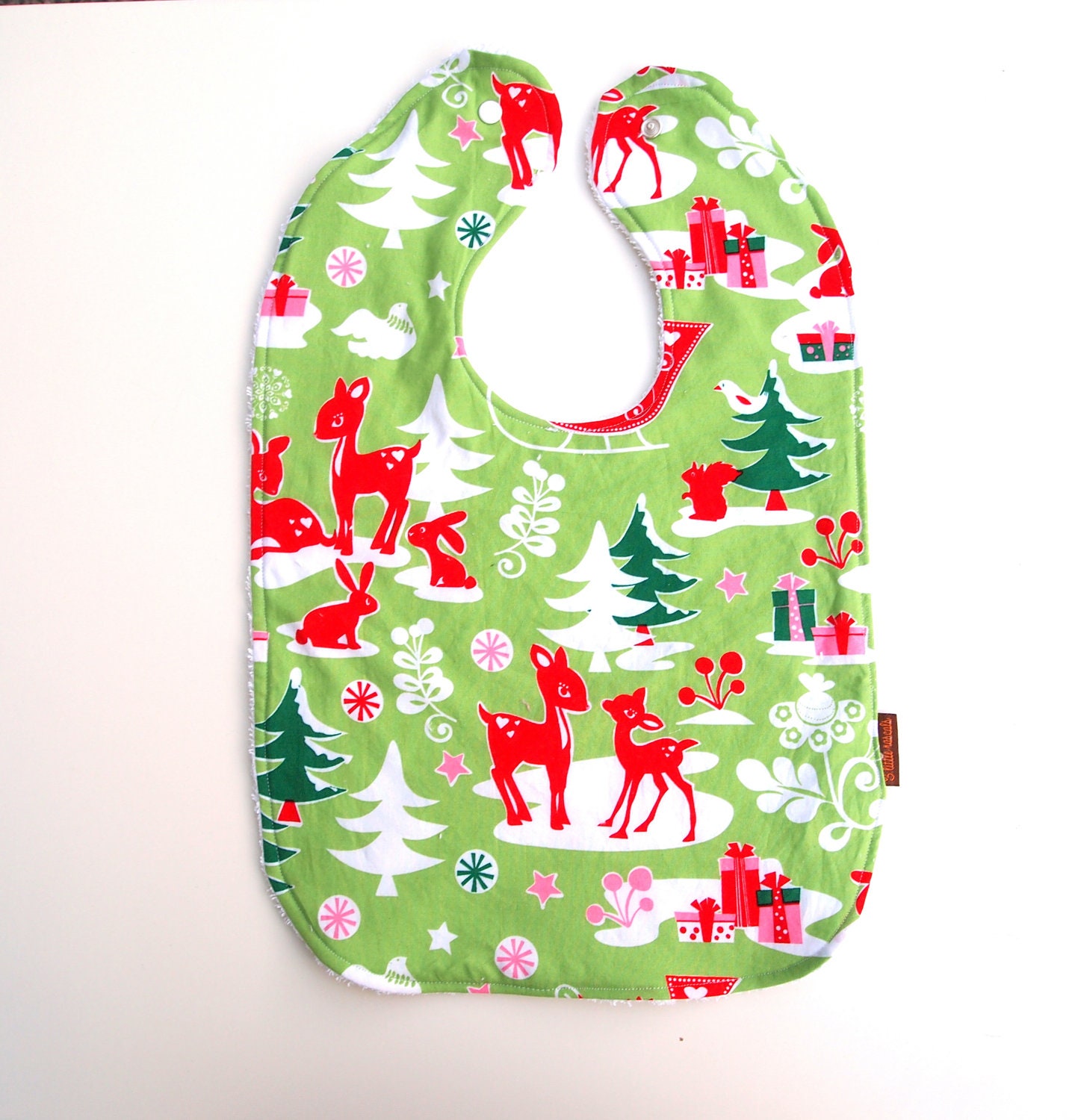 Black friday Christmas Terry cloth bib baby bib toddler bib