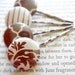 Shabby Chic Chocolate Brown and White Vintage Inspired Bobby Pin Set