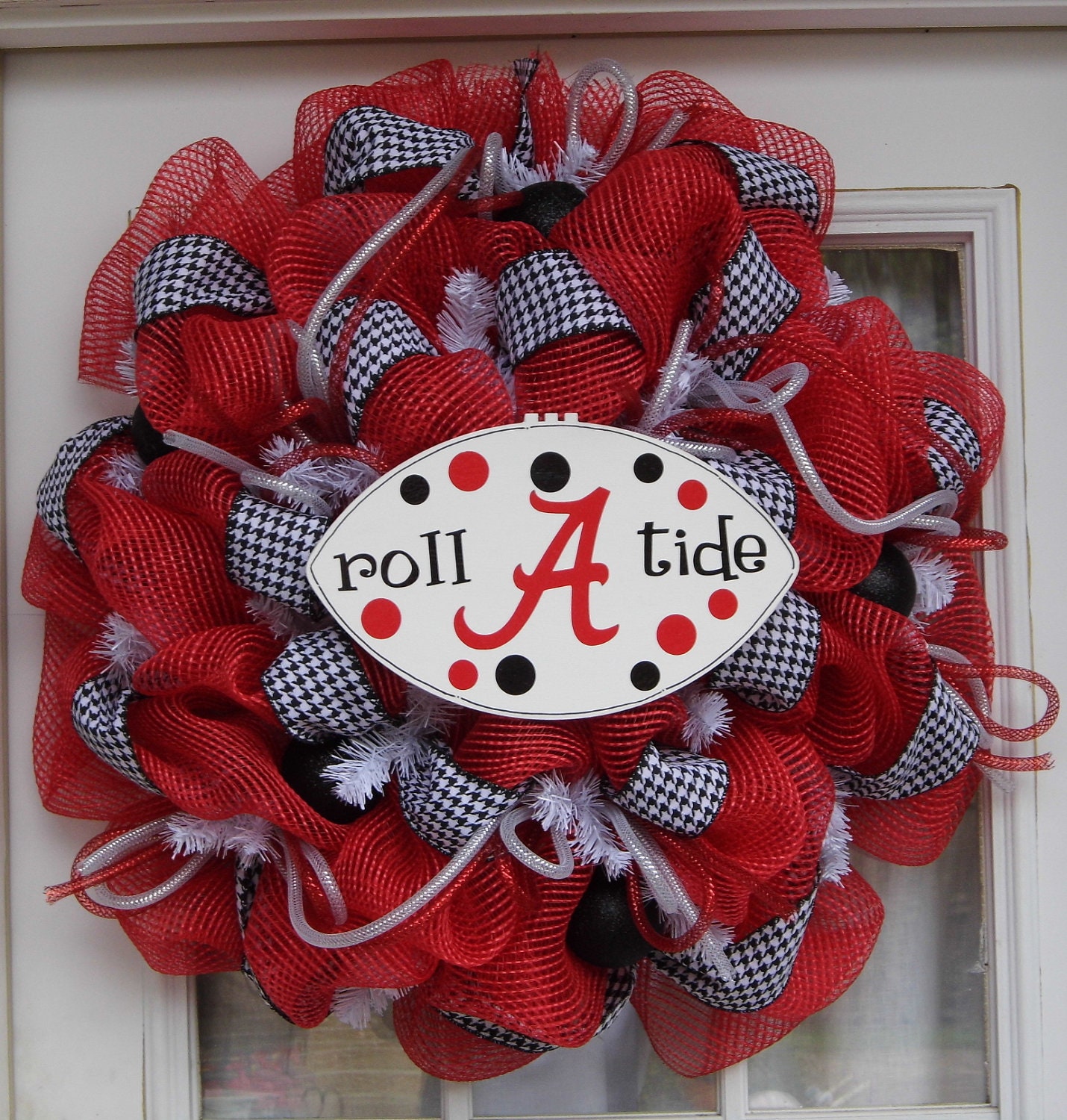 Alabama Wreath Football Wreath Mesh Wreath
