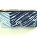 100% Organic Cotton Shibori Pouch - Navy Shibori Pouch - Marine