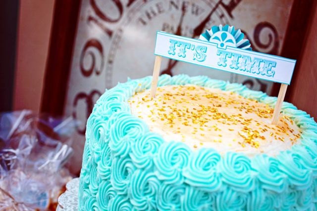 Cake Topper. It's Time Collection.
