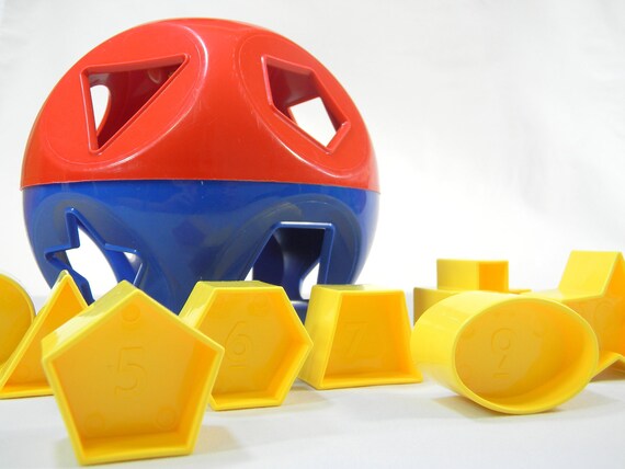 Tupperware Shape Sorter. Form Fitter by LillysLuckyPenny on Etsy