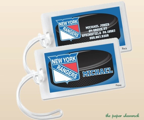 Pick your team - NHL Hockey Luggage Tag, Bag Tag, Backpack Tag, ID Tags, Personalized, Custom Il_570xn