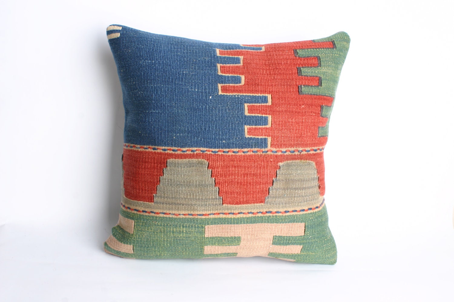 Yuner/Turks Handmade Kilim  Pillow Case,High Quality  Decorative Pillow  16x16