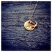 Hands Stamped - Custom Name, Anchor Necklace - Personalization Gift
