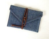 Denim Wrap Passport Wallet