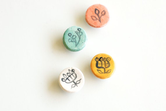 Mid-century Inspired Magnets, Set of 4