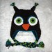 Owl Hat Pattern - us and uk Terms Available - Crochet Pattern 1 - Newborn to Adult Sizes - INSTANT DOWNLOAD