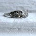 RESERVE - Amazing Vintage Art Deco Platinum Diamond Engagement Ring.