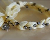 NEW Yellow Silk Chiffon Friendship Bracelet
