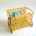 Macrame Magazine Rack 1970s