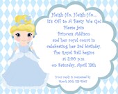 Cinderella Birthday Invitation