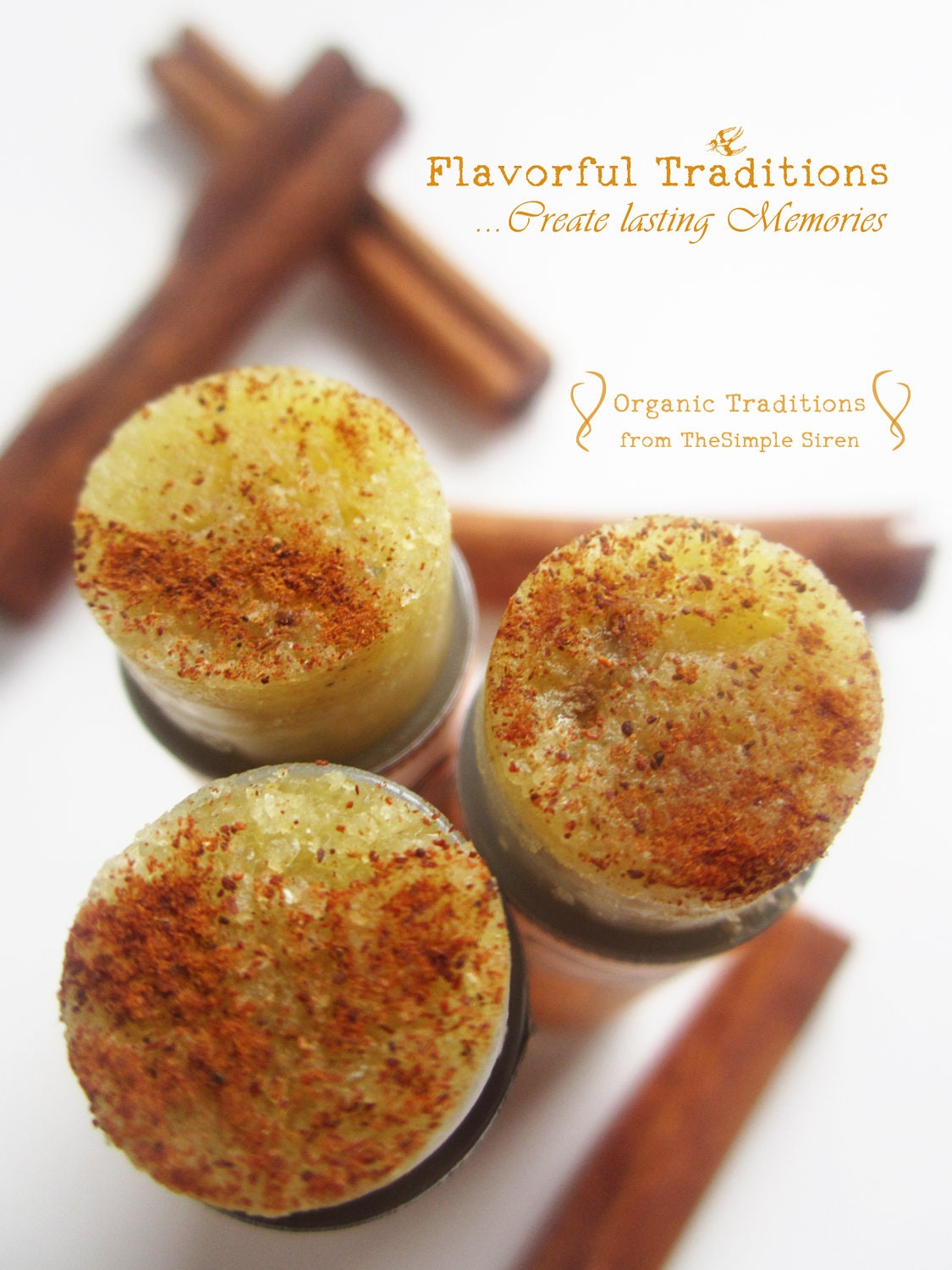 Organic Lip Balm - Vanilla Chai Latte - Sugar Scrub - Edible