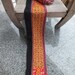 Vintage Hmong Fabric, handmade cross stitch hemp,fabric- textiles,-hill tribal fabric