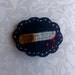 Felt hair clips-bloody knife