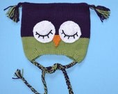 Made to Order Sleepy Owlet Hat