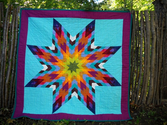 items-similar-to-lone-star-lakota-native-water-quilt-aluna-koji-star-meditation-2012-rumi-on-etsy