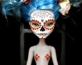 Dia de los Muertos Calavera Monster High postcard No. 2