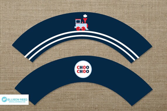 Train Printable - Train Birthday - Train Banner - decorations - choo choo - printable party - 2nd birthday - first birthday - boy birthday Il_570xn