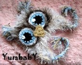 Newborn Owl Hat Baby Hats Photo Props Baby Clothes White Owl Hat Baby GIfts Ski Hat Winter Fashion Beanie