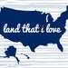 Land That I Love - 8x10" - Digital Download - Turquoise