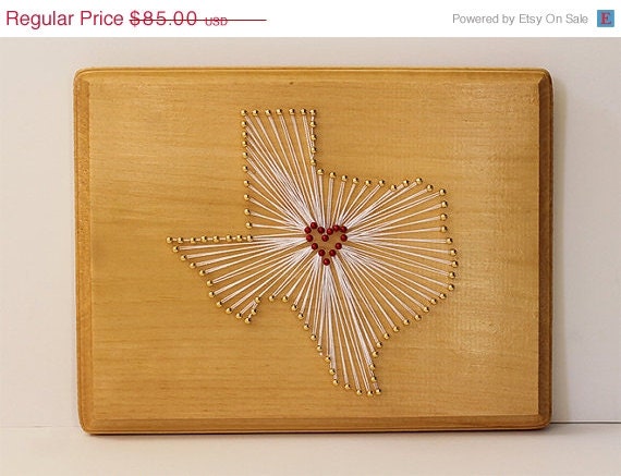 ON SALE -- Texas Love String Art