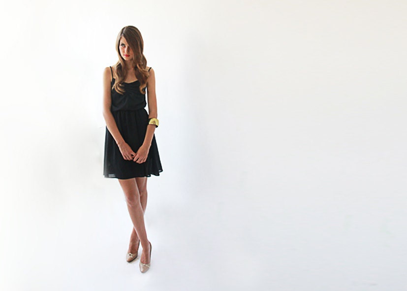 Black Mini , Ballerina Dress