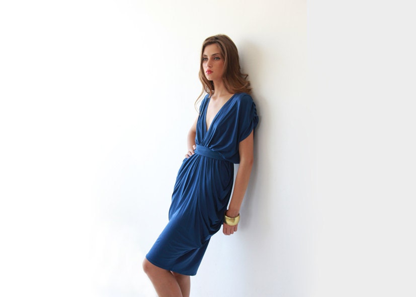 Blue , Party Dress , Bridesmaid Dress