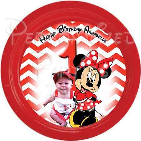 Minnie Mouse DIY Stickers for Plates, balloons and decor Il_570xn