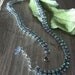 Sparkly Blue Rhinestone Necklace-Vintage