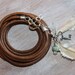 Gypsy Bracelet Sterling Silver and Leather