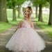 Light Pink flower girl tutu dress, Flower girl dress, tutu dresses, Wedding