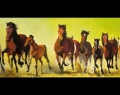 Remuda is a print of an original painting