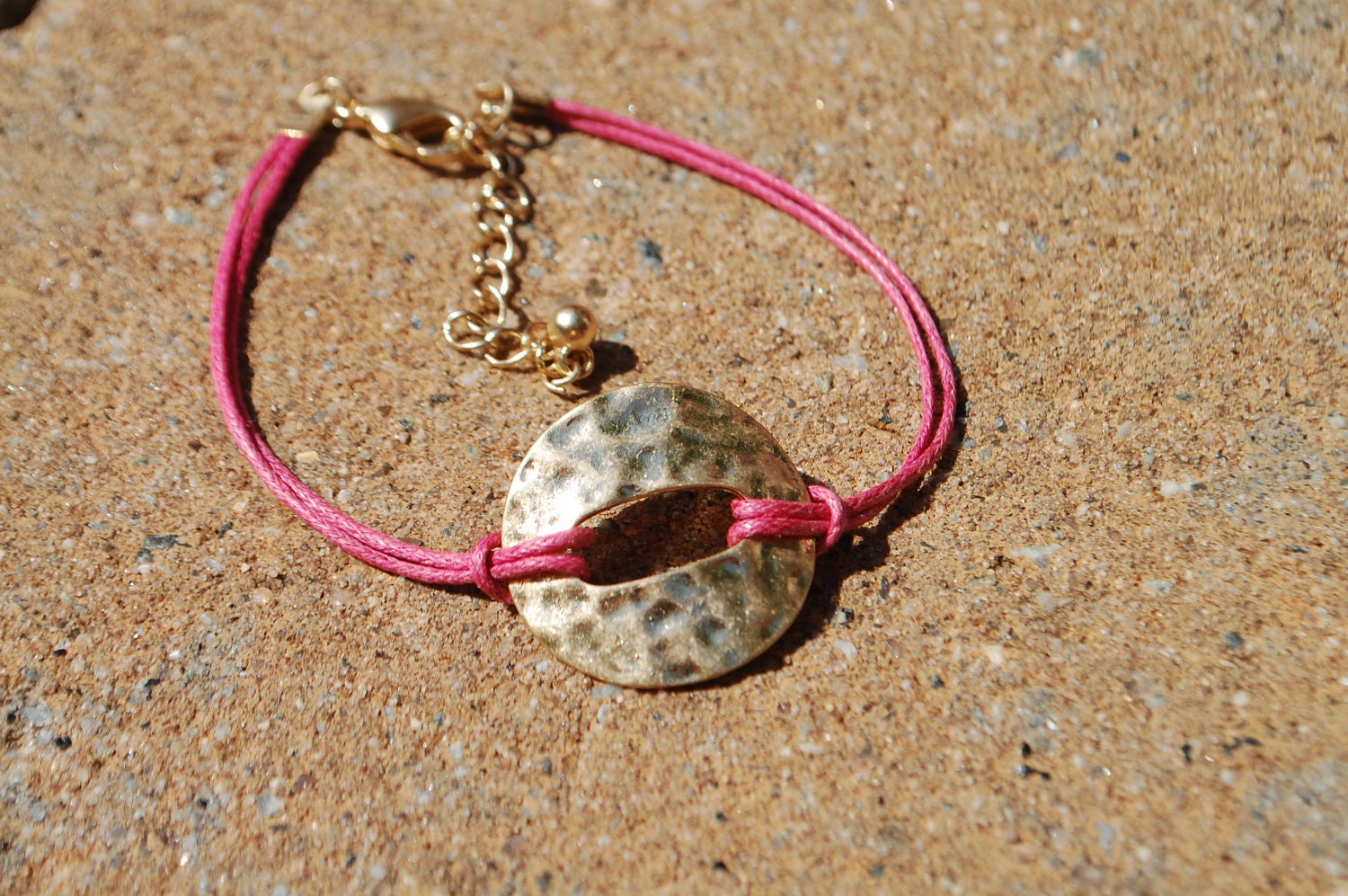 Cord Circle Design Bracelet