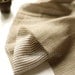 Light Brown Denim Blue Fabric/ Stripe Fabric/ Stripe Solid Cotton Fabric/ Cotton Yarn/ Apparel Clothing Dress Fabric - reversible 1/2 yard