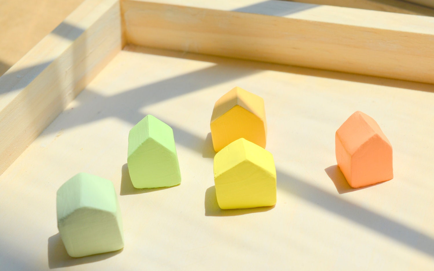 Le Petit Village -Ceramic Little Houses Nursery Decor