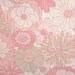 Retro 1970s Flower Power Duvet Cover in Pink
