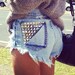 SALE Customize Studded High Waisted Shorts