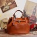 Leather Tote Bag - Shoulder Bag - Satchel - Handbag in Retro Brown