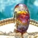 TROPICAL OPAL SPRITE Fully Lined Sterling Silver Big Hole Bead fits Troll Trollbeads Chamilia European Charm Bracelets Handmade Lampwork