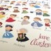 Jane Austen - Pride and Prejudice print, Marathon, all characters from the book