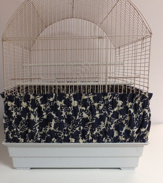 Small BiRD CAGE SEED GUARD Small Bird Cage Seed by BirdDrapes