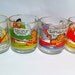Vintage Anchor Hocking Garfield glass mugs. Complete set of 4. McDonald's promotion.