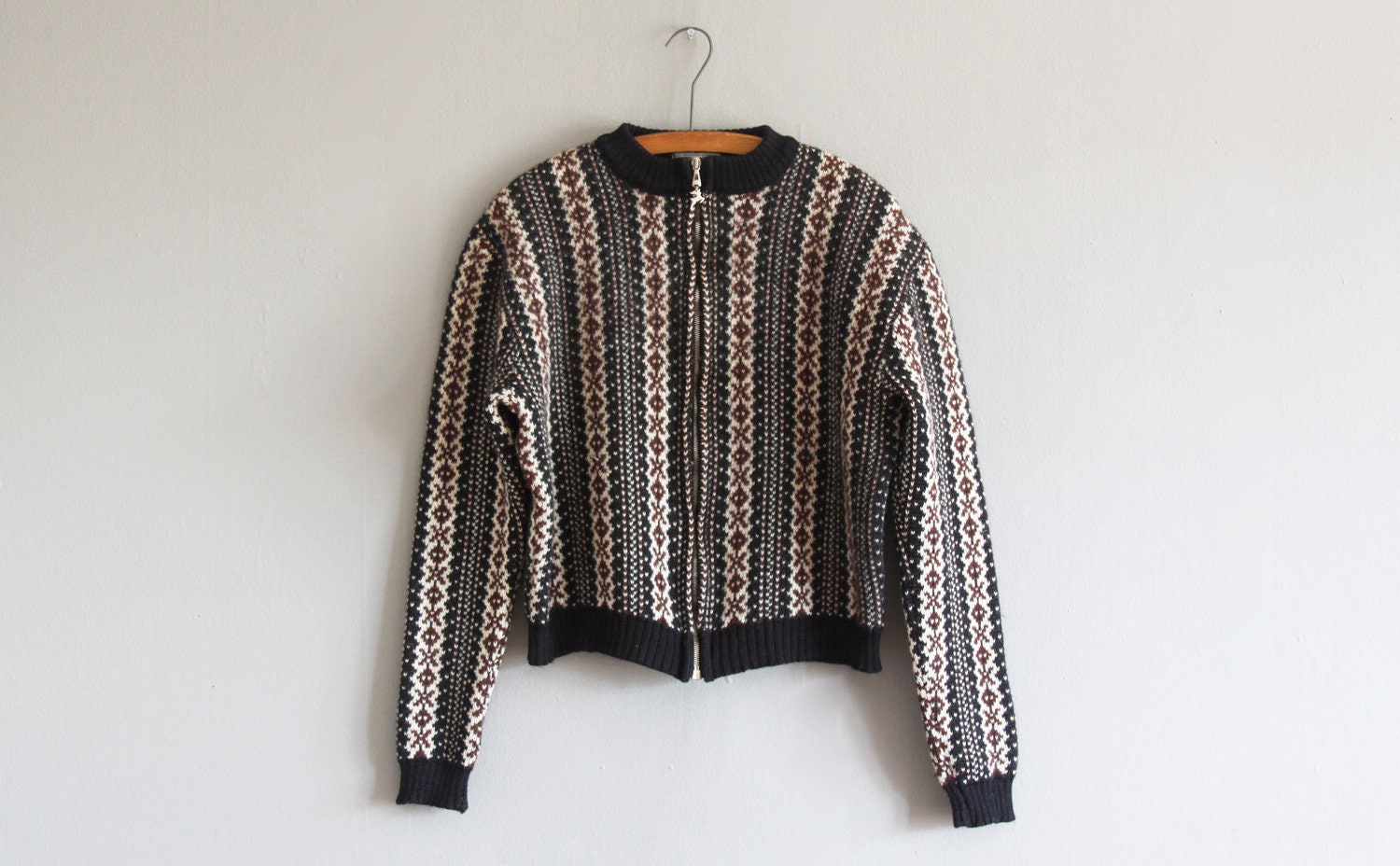 1940's ski sweater