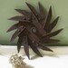 Vintage Farm Star Tine Wheel Sculptures Industrial Decor Rusty Metal Sculpture supply