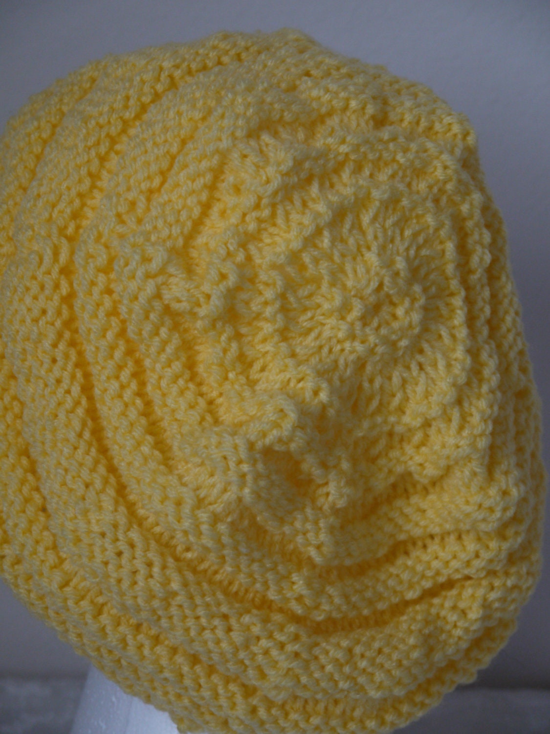 Bee Hive Knitted Slouchy Hat